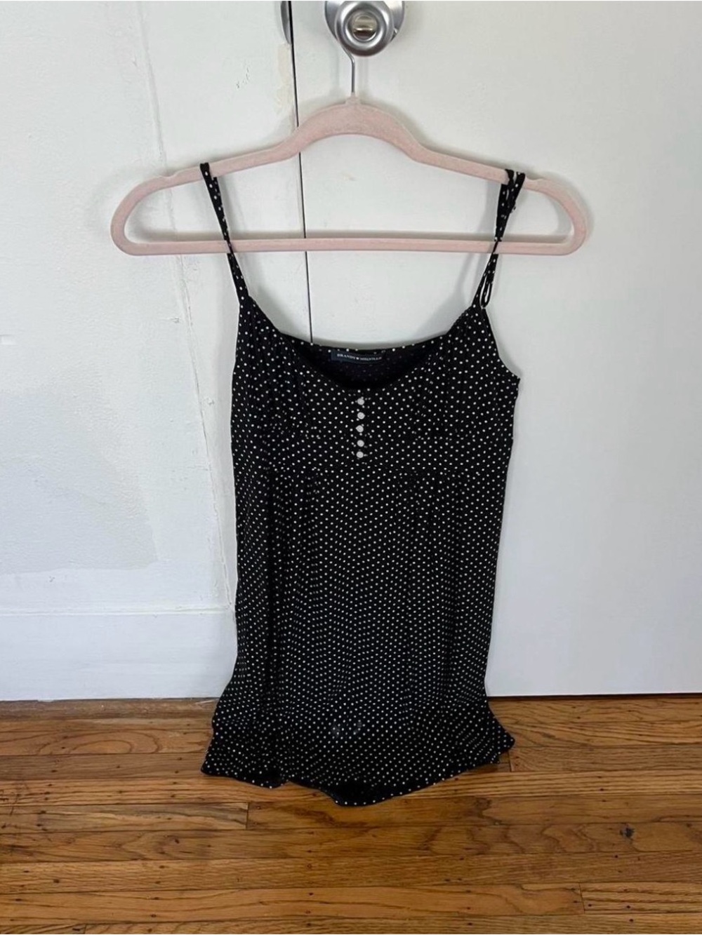 brandy neville polka dot tiffany dress